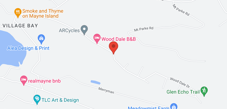 map of 297 WOOD DALE DRIVE